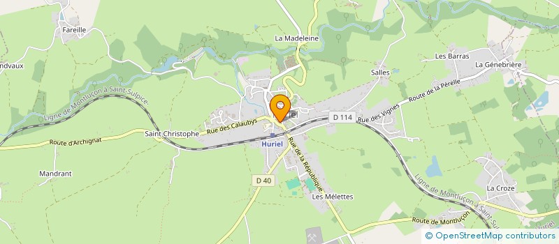 localisation de l'entreprise EARL CHAPY à QUINSSAINES