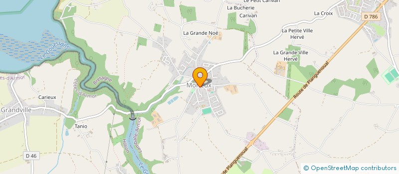 localisation de l'entreprise EARL CHARBONNEAU-LE ROUX à LAMBALLE-ARMOR