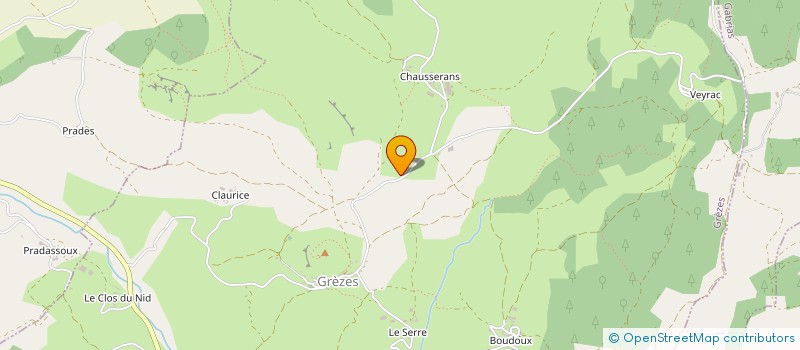 localisation de l'entreprise EARL CHARBONNIER  GREZES