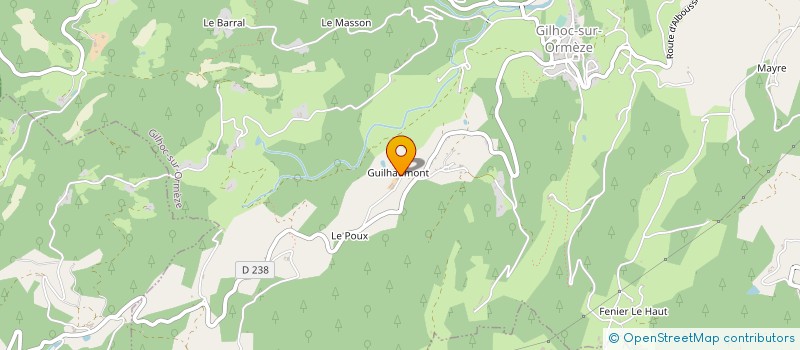 localisation de l'entreprise EARL CHARLON FRERES à GILHOC-SUR-ORMEZE