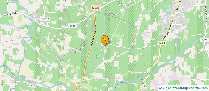 localisation de l'entreprise EARL CHARRASSE ET FILS  CARPENTRAS