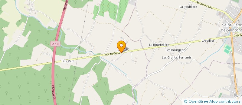 localisation de l'entreprise EARL CHARRASSIER à BOIS