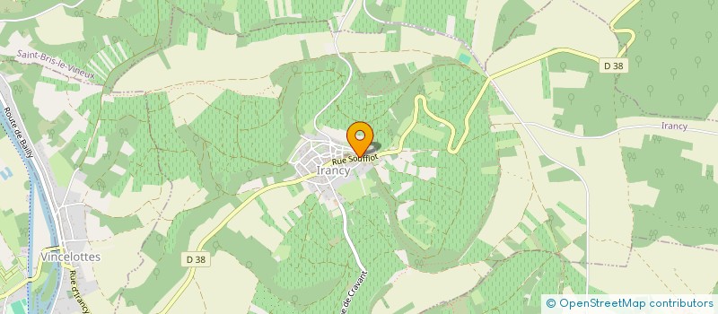 localisation de l'entreprise EARL CHARRIAT WILLIAM à IRANCY