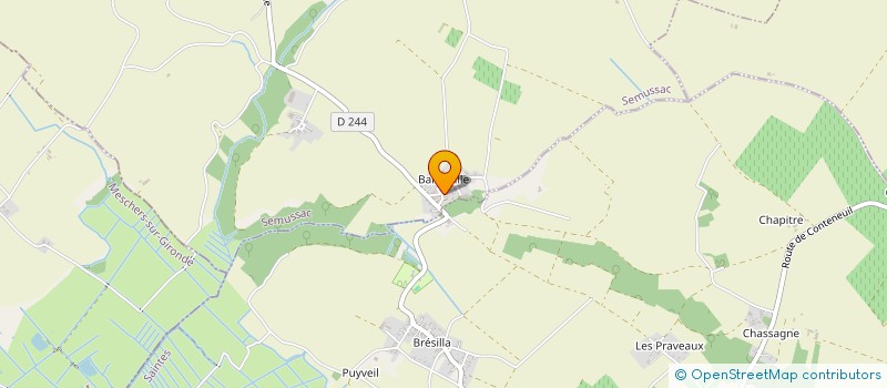 localisation de l'entreprise EARL CHARRIER  SEMUSSAC