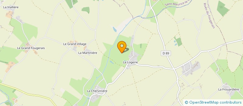 localisation de l'entreprise EARL CHARRIER à RIVES-DU-FOUGERAIS