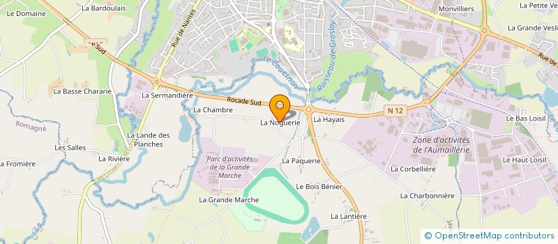 localisation de l'entreprise EARL CHARRIER  JAVENE