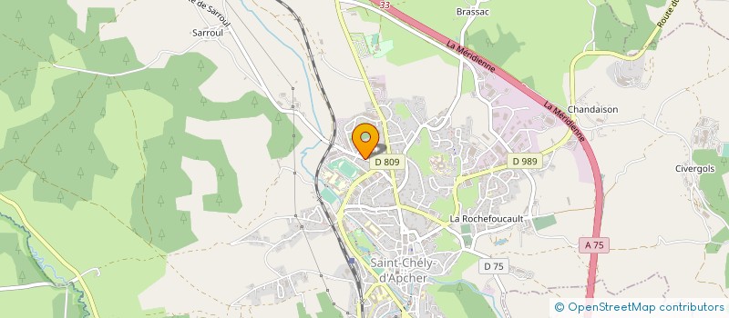 localisation de l'entreprise EARL CHASSANG  SAINT-CHELY-D'APCHER