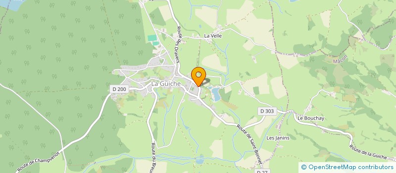 localisation de l'entreprise EARL CHATAGNIER FRANCOISE ET PHILIPPE  BEAUBERY