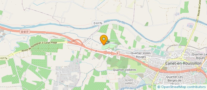 localisation de l'entreprise EARL CHATEAU DE REY  CANET EN ROUSSILLON