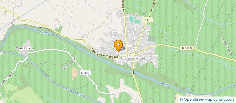 localisation de l'entreprise EARL CHATEAU DES VIEILLES CAVES  CUXAC-D'AUDE