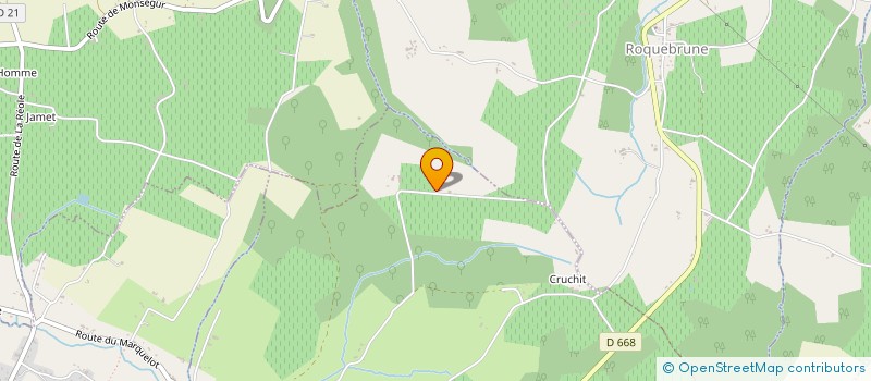 localisation de l'entreprise EARL CHATEAU LA FORET  SAINT-EXUPERY