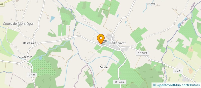 localisation de l'entreprise EARL CHATEAU LE PIS  TAILLECAVAT