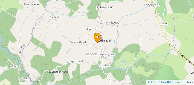 localisation de l'entreprise EARL CHATEAU MARZIN  CEZAC