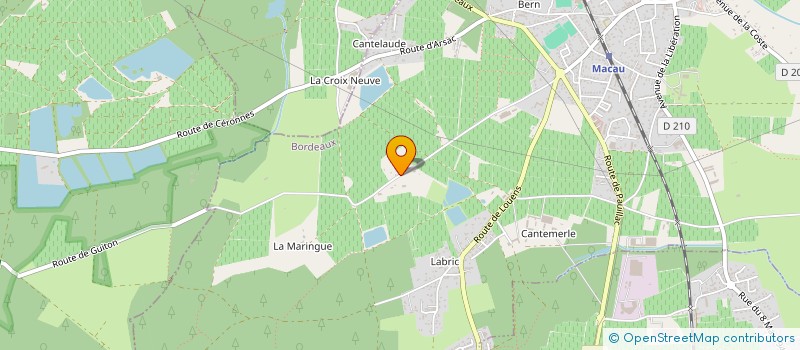 localisation de l'entreprise EARL CHATEAU MILLE ROSES  MACAU