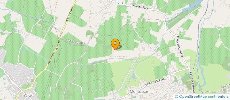 localisation de l'entreprise EARL CHATEAU PUYMIRAN  MONTUSSAN