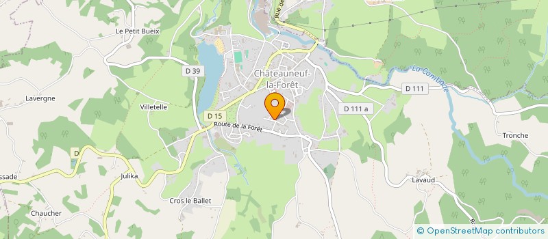 localisation de l'entreprise EARL CHATOU CHRISTOPHE à ROZIERS-SAINT-GEORGES