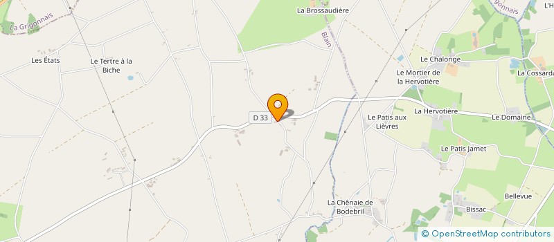 localisation de l'entreprise EARL CHAUVEL à BLAIN