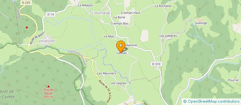 localisation de l'entreprise EARL CHAVAROT à SALLEDES