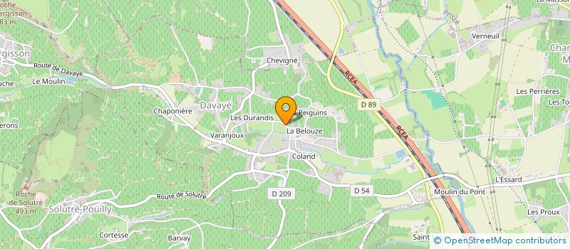 localisation de l'entreprise EARL CHAVET MICHEL ET FILS à DAVAYE