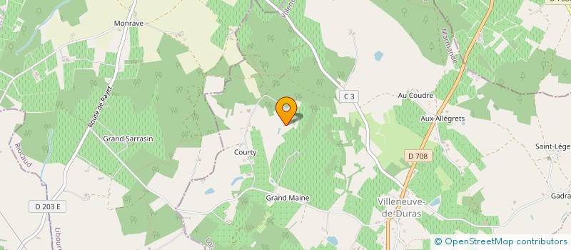 localisation de l'entreprise EARL CHEMIN DE LAMOTHE à DURAS