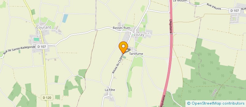 localisation de l'entreprise EARL CHENUAUD  LOZAY