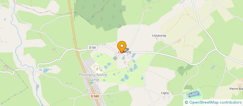 localisation de l'entreprise EARL CHENUT à POULIGNY-NOTRE-DAME