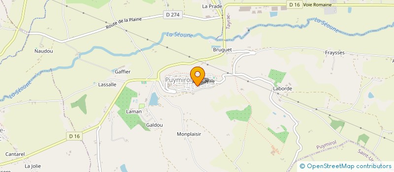 localisation de l'entreprise EARL CHERBLANC à SAINT CAPRAIS DE LERM