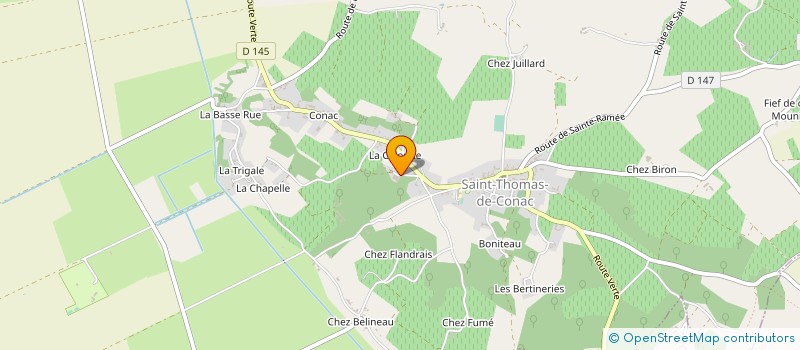 localisation de l'entreprise EARL CHERE PERE ET FILS à SAINT-THOMAS-DE-CONAC