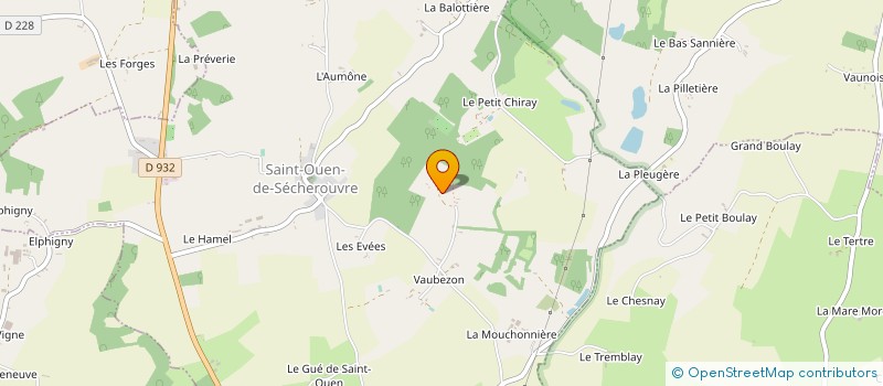 localisation de l'entreprise EARL CHESNAY à BAZOCHES-SUR-HOENE