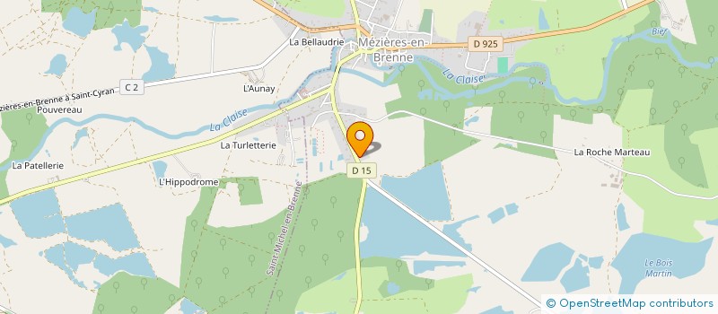 localisation de l'entreprise EARL CHESSERON à MEZIERES-EN-BRENNE
