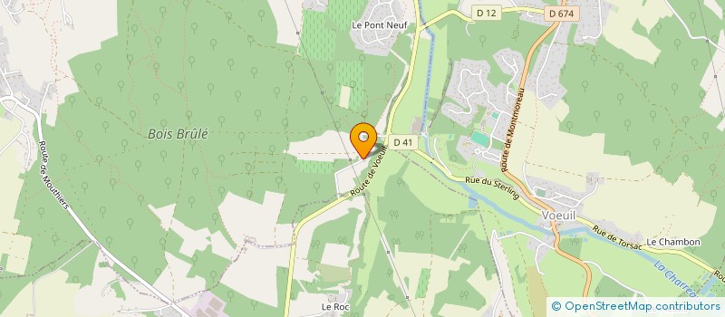 localisation de l'entreprise EARL CHEVALIER  LA COURONNE