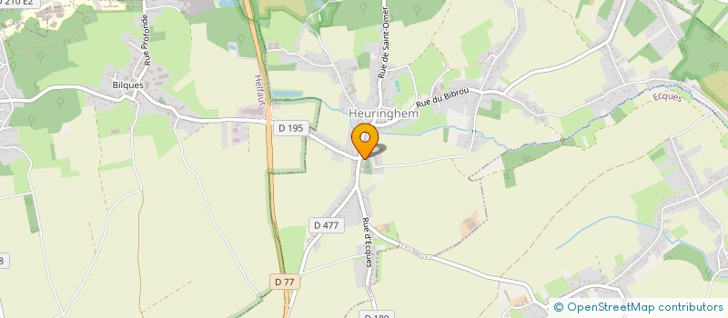 localisation de l'entreprise EARL CHEVALIER ACCART  HEURINGHEM