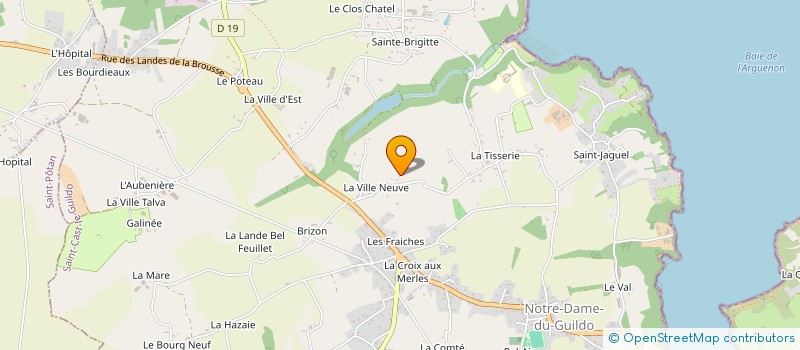 localisation de l'entreprise EARL CHEVALIER ET FILLE à SAINT-CAST-LE-GUILDO