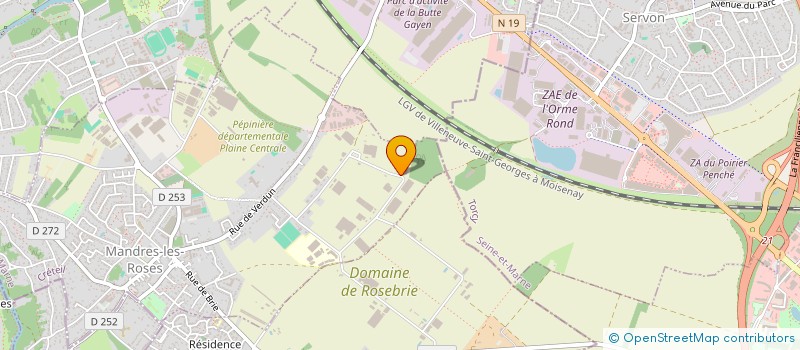 localisation de l'entreprise EARL CHEVALIER ET FILS  MANDRES-LES-ROSES