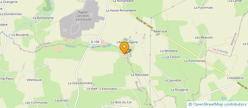 localisation de l'entreprise EARL CHEVREL à BOURGON
