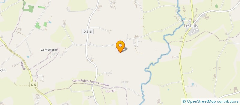 localisation de l'entreprise EARL CHEVRERIE DE LA COLMONT  SAINT-AUBIN-FOSSE-LOUVAIN