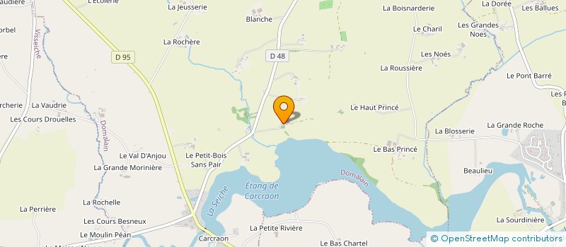 localisation de l'entreprise EARL CHEVRIER à DOMALAIN