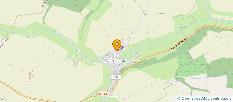 localisation de l'entreprise EARL CHEVRIER  VALFROICOURT