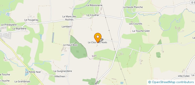 localisation de l'entreprise EARL CHEVRIER GICQUEL à DOMALAIN