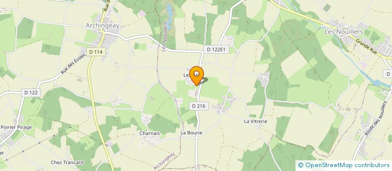 localisation de l'entreprise EARL CHEZ DENIS  LES NOUILLERS