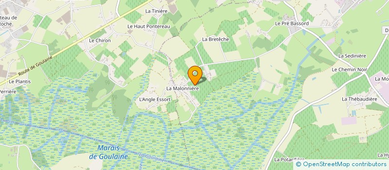 localisation de l'entreprise EARL CHON ET FILS à LE LOROUX-BOTTEREAU