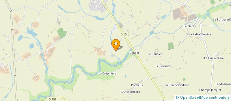 localisation de l'entreprise EARL CHOUTEAU NICOLAS à BEAUPREAU-EN-MAUGES