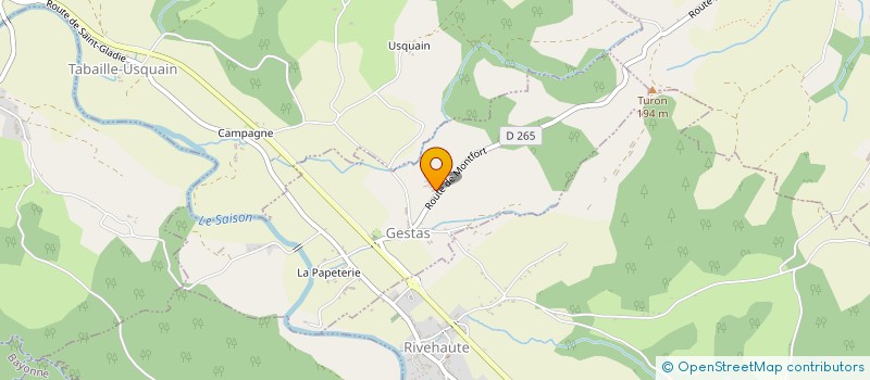 localisation de l'entreprise EARL CHRESTIA  GESTAS