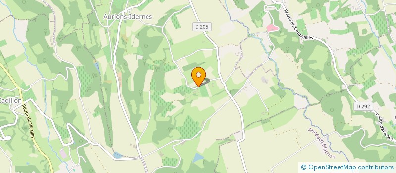 localisation de l'entreprise EARL CHRISALIE à AURIONS-IDERNES