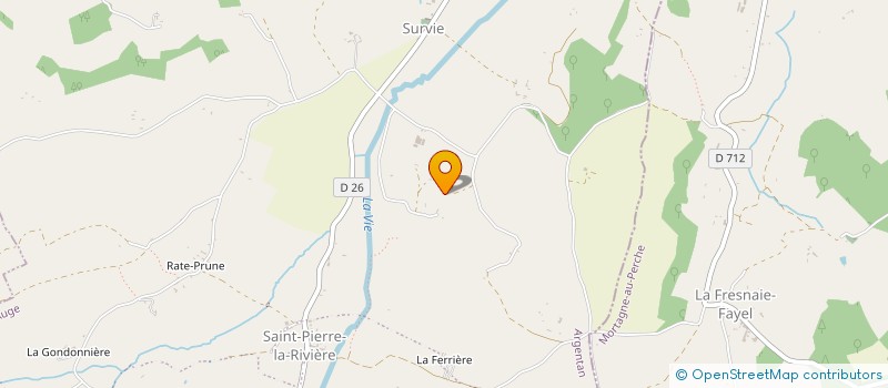localisation de l'entreprise EARL CHRISTINY à GOUFFERN EN AUGE