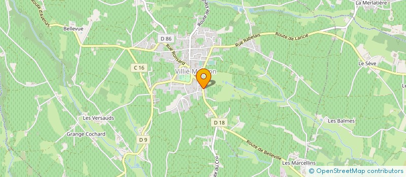 localisation de l'entreprise EARL CHRISTOPHE SORNAY à VILLIE-MORGON