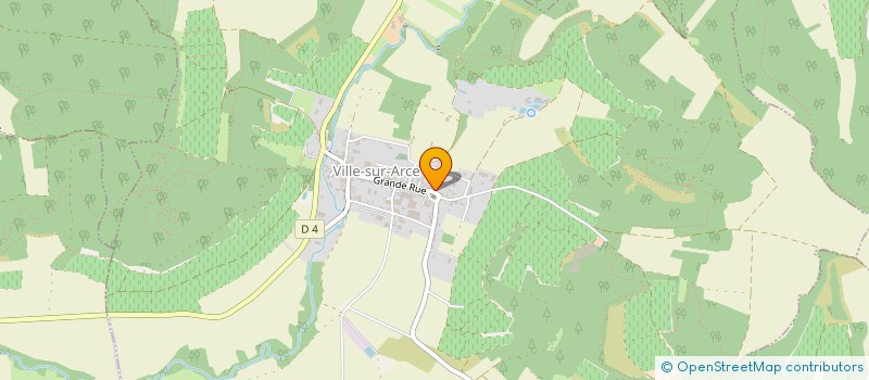 localisation de l'entreprise EARL CINGLANT FOURNIER  VILLE-SUR-ARCE