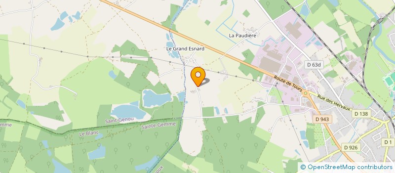 localisation de l'entreprise EARL CITARD à BUZANCAIS