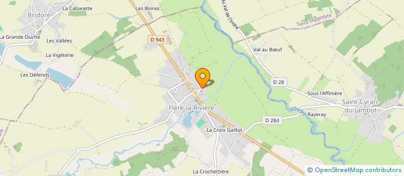localisation de l'entreprise EARL CJP à FLERE-LA-RIVIERE