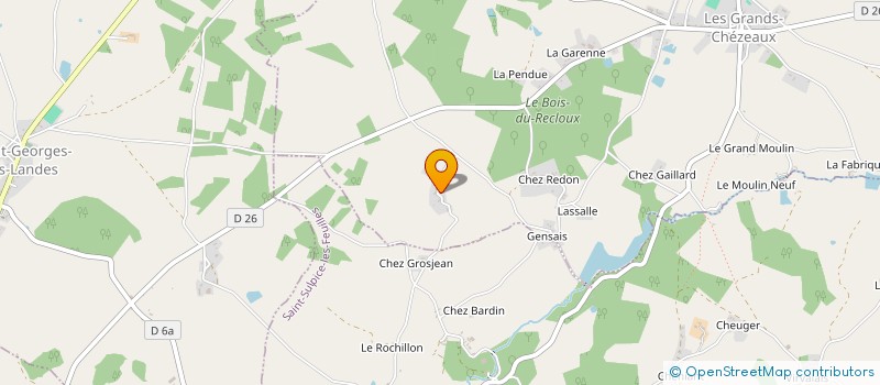 localisation de l'entreprise EARL CL-GD LES BUSSIERES à LES GRANDS-CHEZEAUX